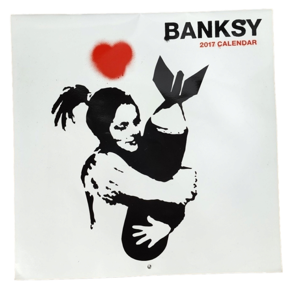 Banksy |  Collectible |  2017 Wall Calendar by Red Star